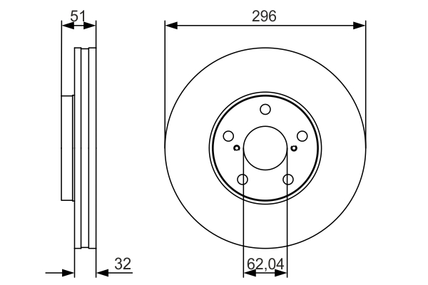 BOSCH 0 986 479 R20 Brake Disc