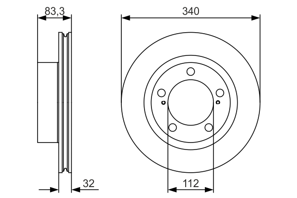 BOSCH 0 986 479 R29 Brzdový...