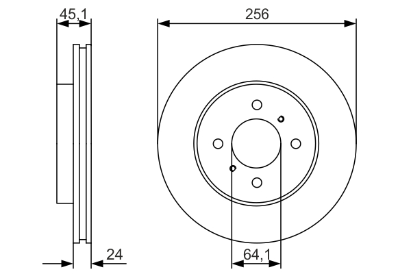 BOSCH 0 986 479 R51 Brzdový...