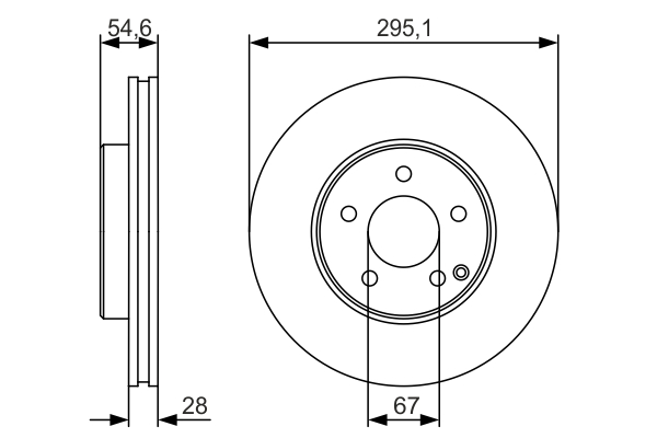 BOSCH 0 986 479 R99 Brake Disc