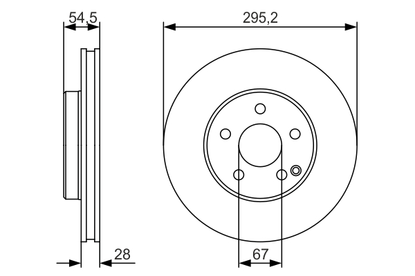 BOSCH 0 986 479 S07 Brake Disc