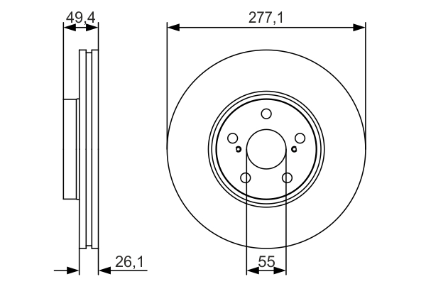 BOSCH 0 986 479 S09 Discofreno