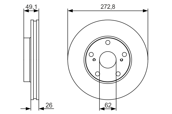 BOSCH 0 986 479 S16 Brzdový...