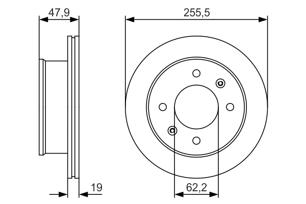 BOSCH 0 986 479 S21 Discofreno