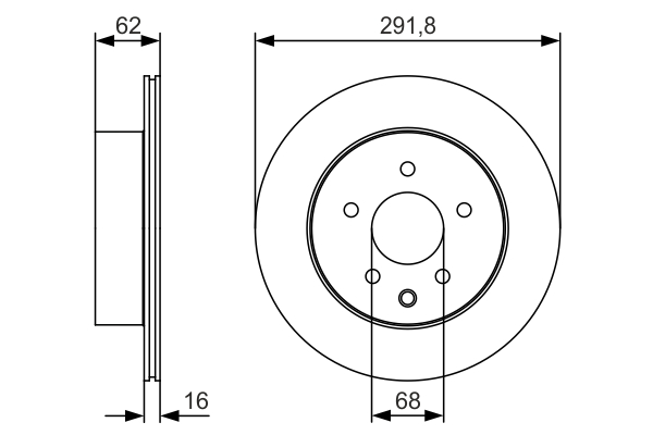 BOSCH 0 986 479 S31 Brake Disc