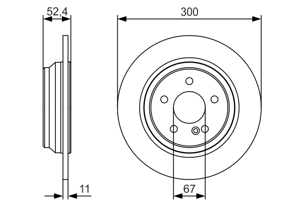 BOSCH 0 986 479 S33 Brake Disc