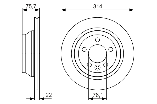 BOSCH 0 986 479 S54 Discofreno