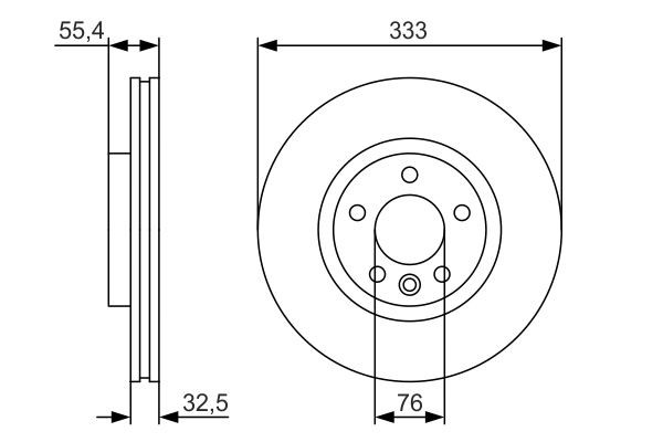 BOSCH 0 986 479 S72 Brake Disc