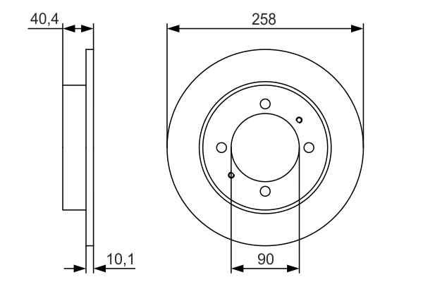 BOSCH 0 986 479 S76 Brake Disc