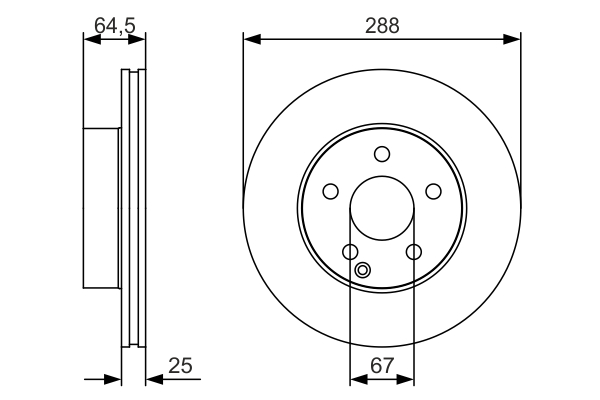 BOSCH 0 986 479 S83 Brake Disc