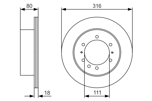 BOSCH 0 986 479 S87 Brake Disc