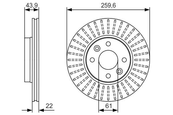 BOSCH 0 986 479 S90 Discofreno