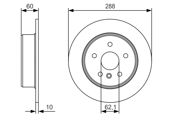 BOSCH 0 986 479 T97 Discofreno