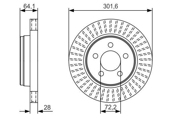 BOSCH 0 986 479 U04 Brake Disc