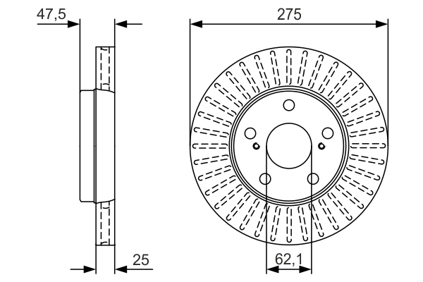 BOSCH 0 986 479 U79 Discofreno