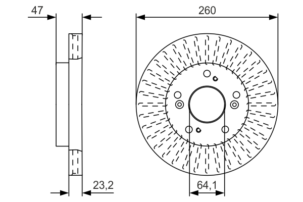 BOSCH 0 986 479 U92 Brake Disc