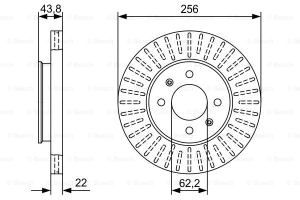 BOSCH 0 986 479 W05 Brake Disc