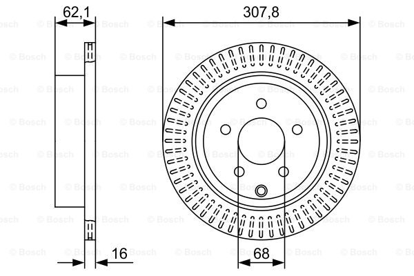 BOSCH 0 986 479 W11 Brake Disc