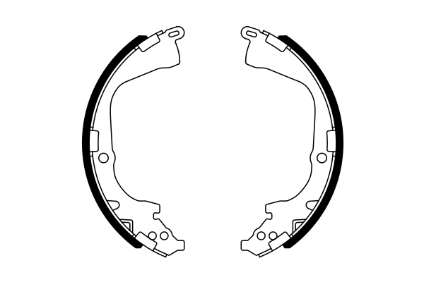 BOSCH 0 986 487 781 Bremsbackensatz