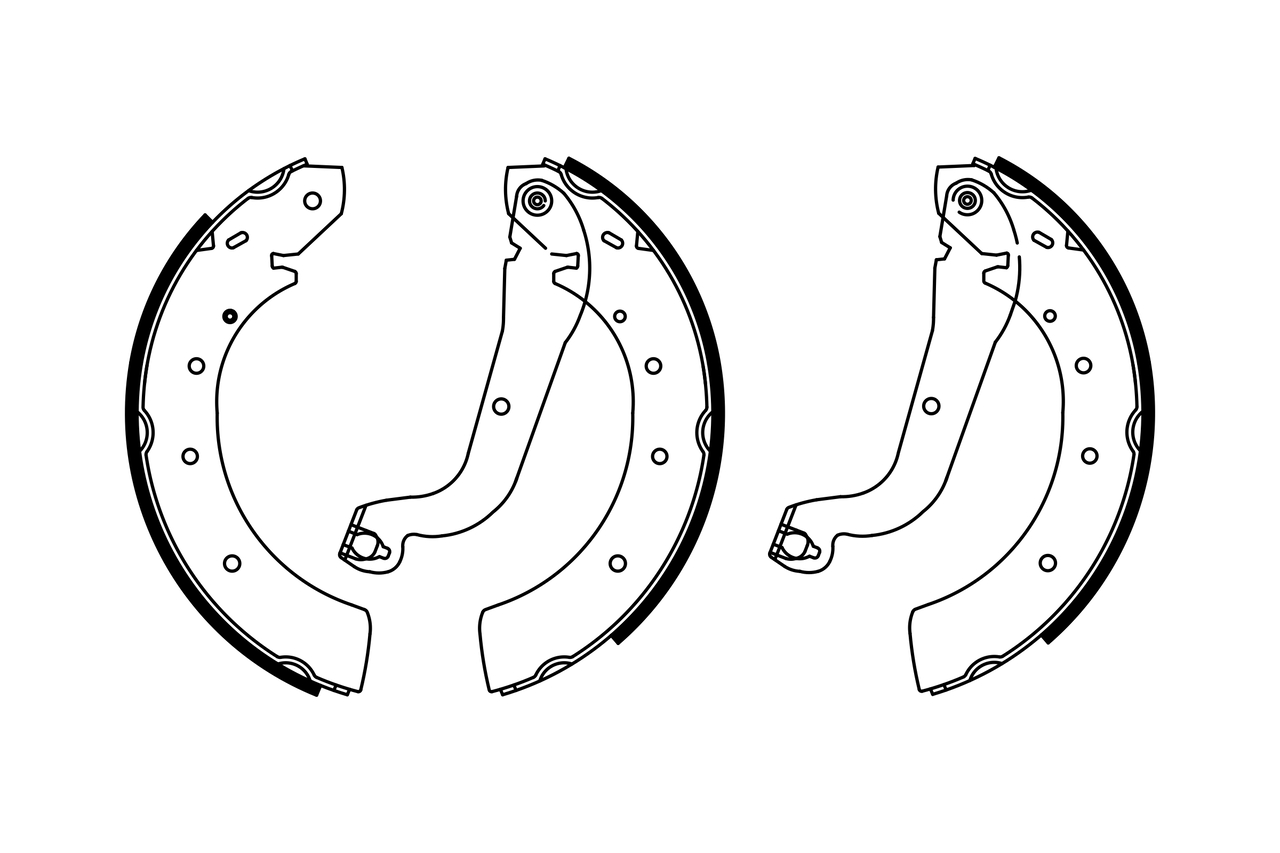 BOSCH 0 986 487 785 Bremsbackensatz