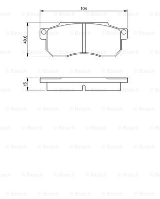 BOSCH 0 986 490 050 Brake...