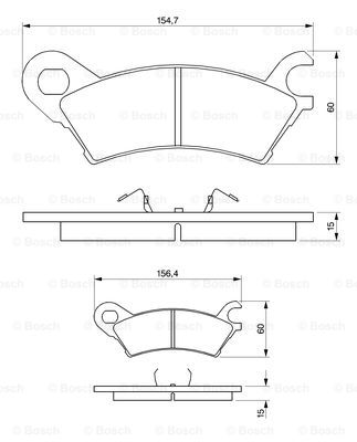 BOSCH 0 986 490 370 Brake...