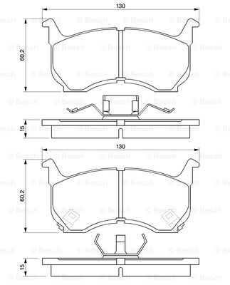 BOSCH 0 986 490 410 Brake...