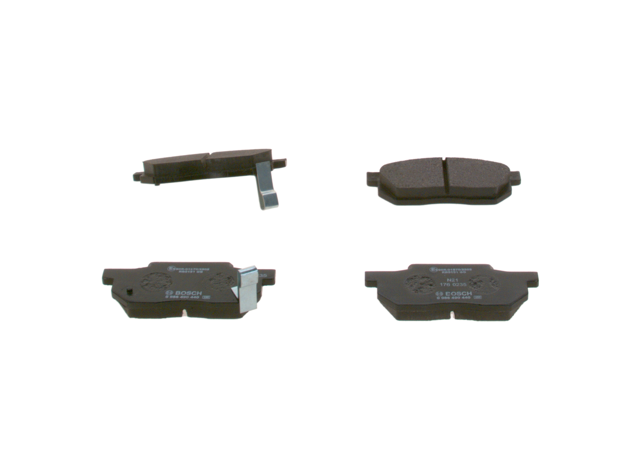 BOSCH 0 986 490 440 Bremsbelagsatz, Scheibenbremse