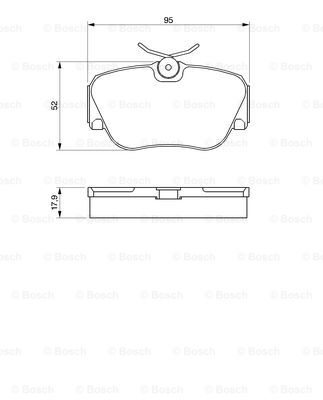 BOSCH 0 986 490 550 Brake...