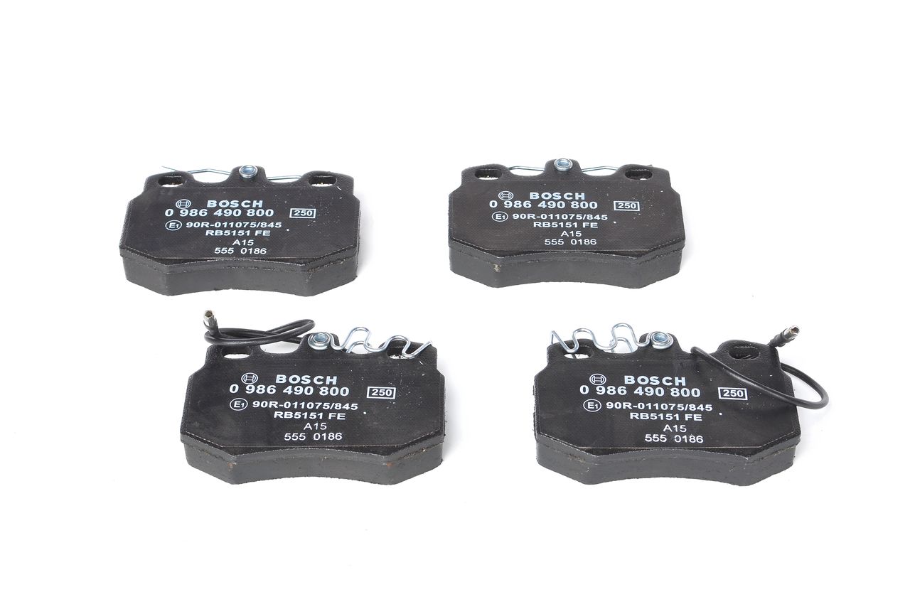 BOSCH 0 986 490 800 Bremsbelagsatz, Scheibenbremse