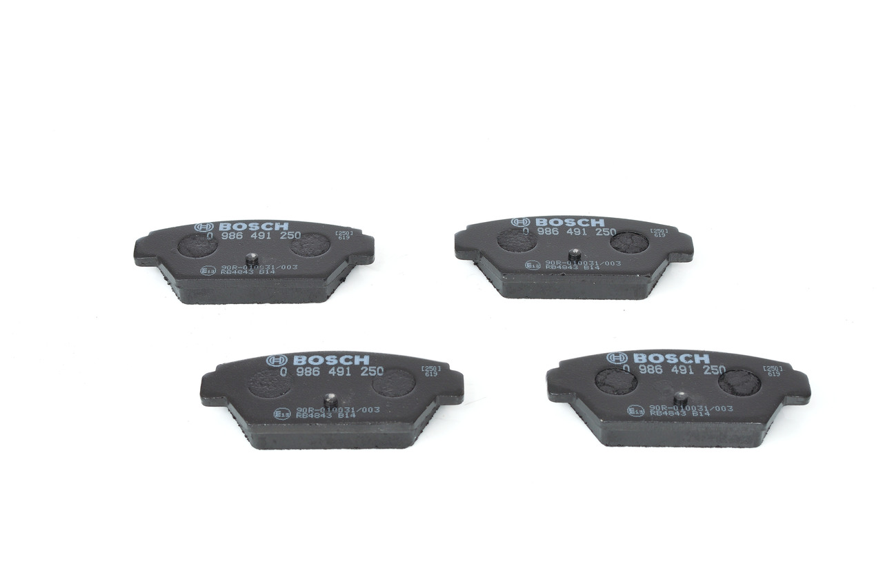 BOSCH 0 986 491 250 Bremsbelagsatz, Scheibenbremse