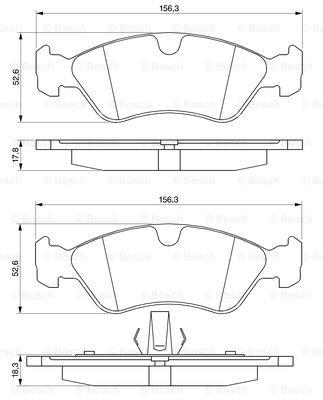 BOSCH 0 986 491 900 Brake...