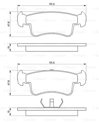 BOSCH 0 986 493 360 Brake...