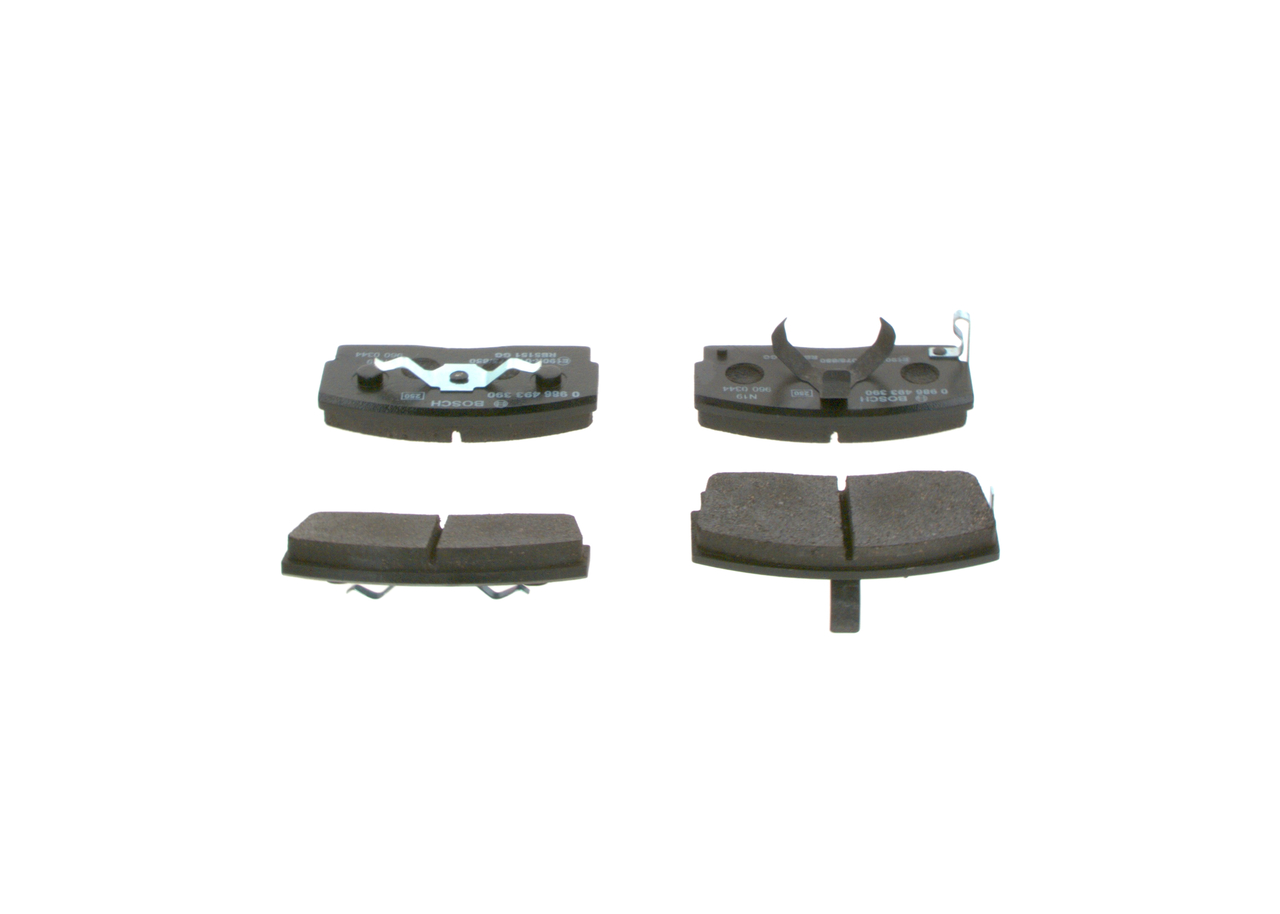 BOSCH 0 986 493 390 Bremsbelagsatz, Scheibenbremse
