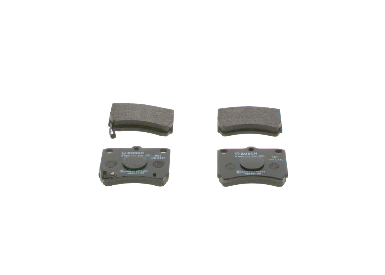 BOSCH 0 986 493 550 Bremsbelagsatz, Scheibenbremse