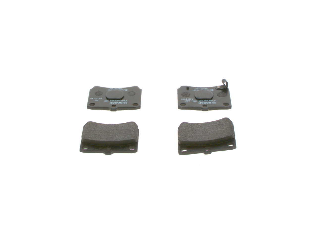 BOSCH 0 986 493 550 Bremsbelagsatz, Scheibenbremse