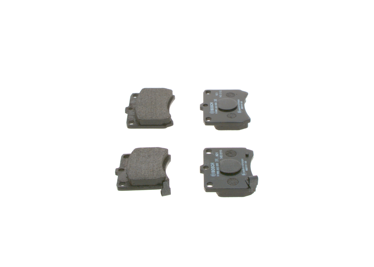 BOSCH 0 986 493 550 Bremsbelagsatz, Scheibenbremse