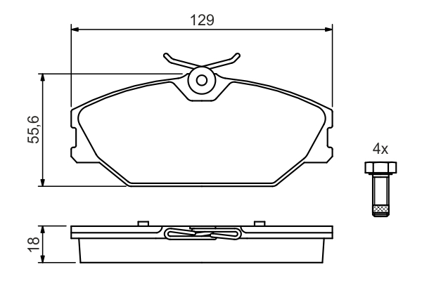 BOSCH 0 986 494 024 Brake...