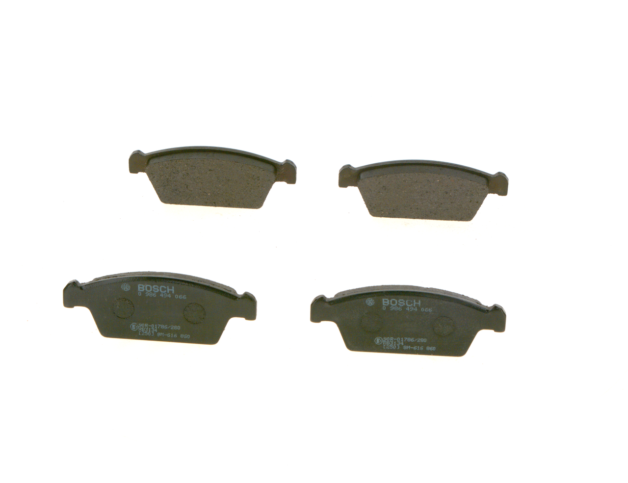 BOSCH 0 986 494 066 Bremsbelagsatz, Scheibenbremse