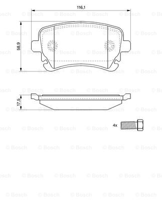 BOSCH 0 986 494 119 Brake...