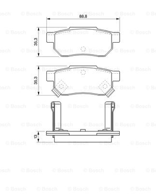 BOSCH 0 986 494 128 Brake...