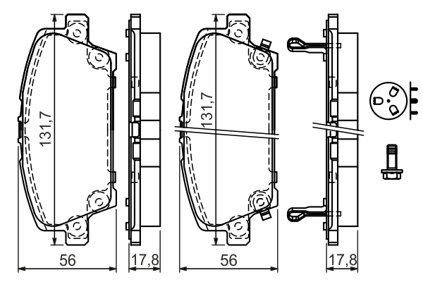 BOSCH 0 986 494 136 Kit...