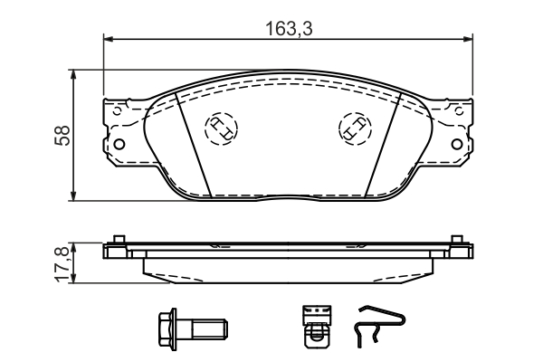 BOSCH 0 986 494 141 Kit...