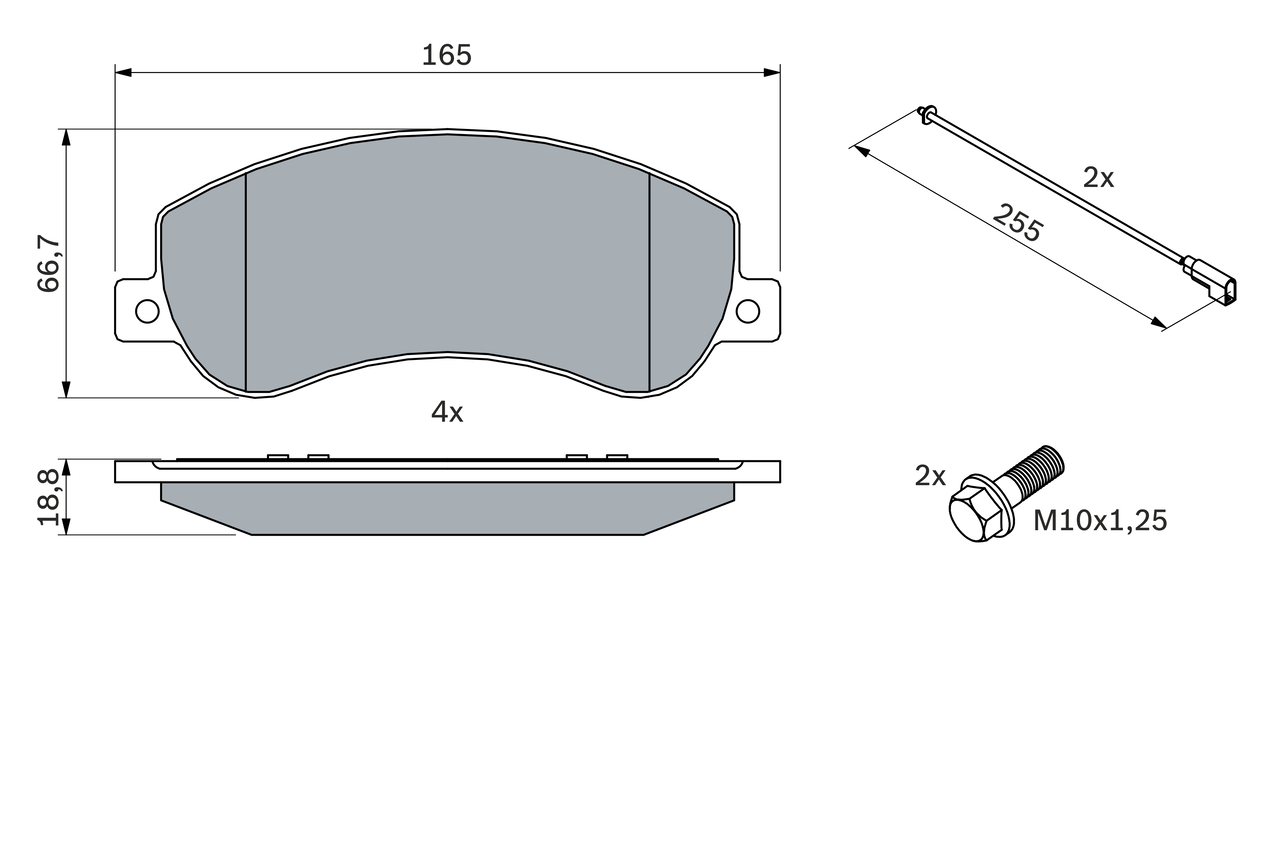 BOSCH 0 986 494 170 Kit...