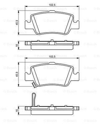 BOSCH 0 986 494 182 Kit...