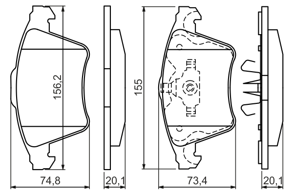 BOSCH 0 986 494 202 Brake...