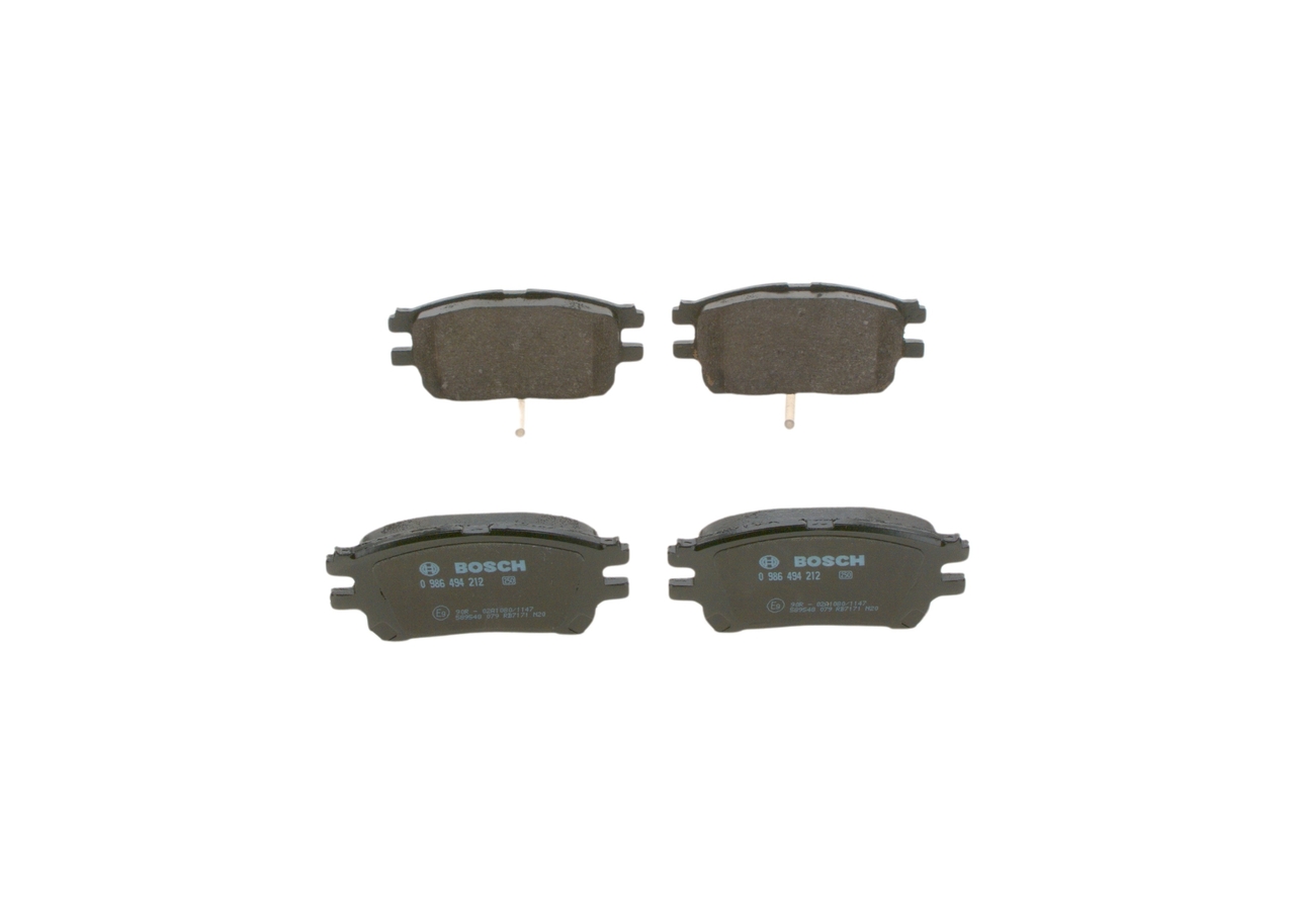 BOSCH 0 986 494 212 Bremsbelagsatz, Scheibenbremse