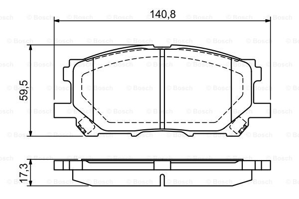 BOSCH 0 986 494 218 Kit pastiglie freno, Freno a disco-Kit pastiglie freno, Freno a disco-Ricambi Euro