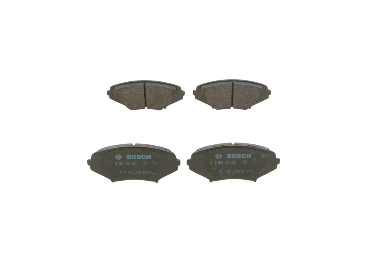 BOSCH 0 986 494 220 Bremsbelagsatz, Scheibenbremse