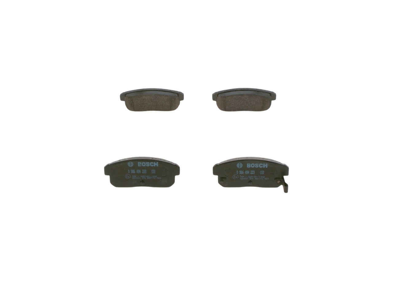 BOSCH 0 986 494 223 Bremsbelagsatz, Scheibenbremse